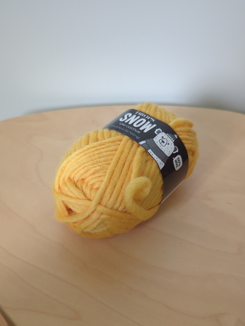 Drops Snow Yarn In 24 Yellow